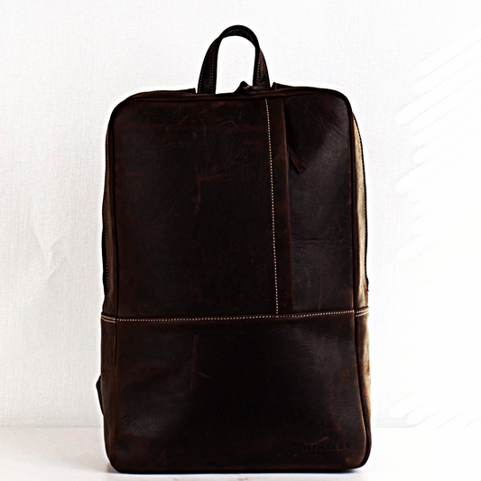 Toni Spice Leather Laptop Backpack
