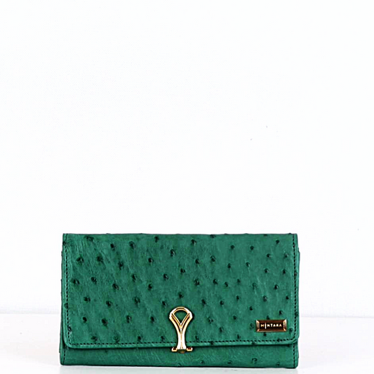 Sophie Ostrich Leather Purse