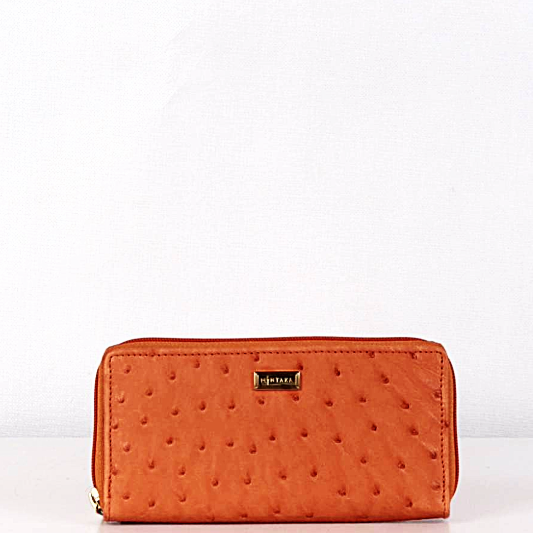 Ostrich Tina Zip Purse