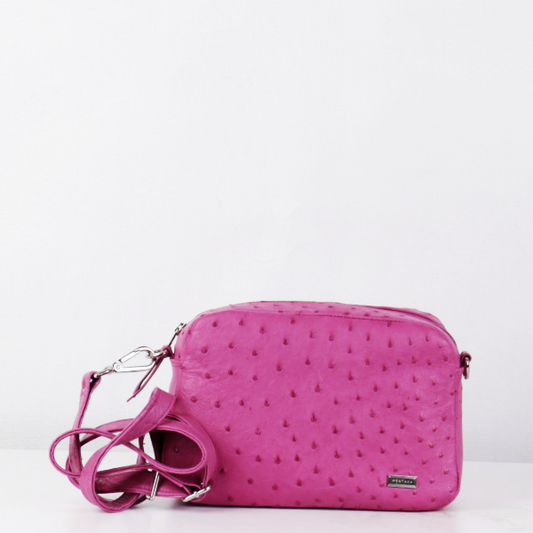 Ostrich Dinaledi Crossbody Handbag